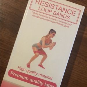 Shades of pink 5 level resistant loop bands